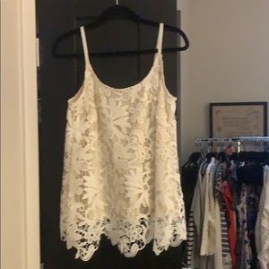 Cabi lace top-like new worn once